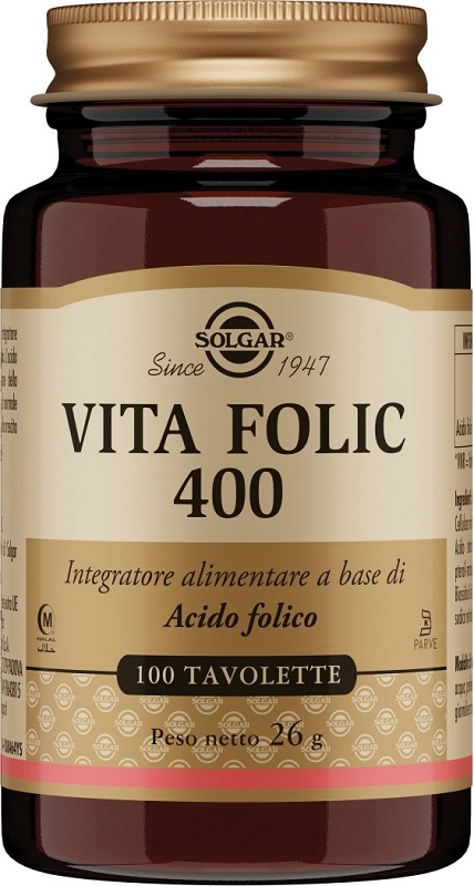 VITA FOLIC 400 100 TAVOLETTE - Parafarmacia Mostacciano