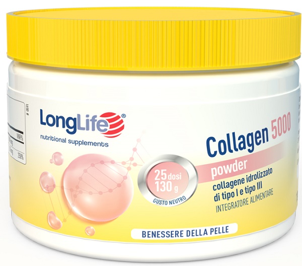 LONGLIFE COLLAGEN 5000 POWDER 150 G - Parafarmacia Mostacciano