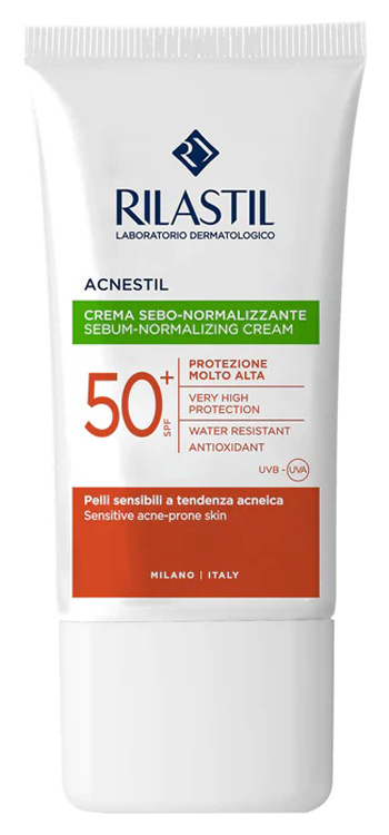 RILASTIL SUN SYSTEM ACNESTIL CREMA SPF50+ 40 ML - Parafarmacia Mostacciano