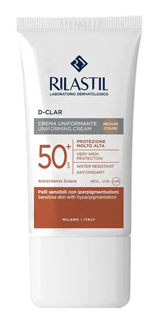 RILASTIL SUN SYSTEM D-CLAR MEDIUM SPF50+ 40 ML - Parafarmacia Mostacciano