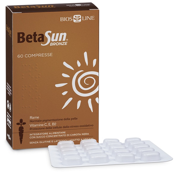 BETA SUN BRONZE 60 COMPRESSE - Parafarmacia Mostacciano