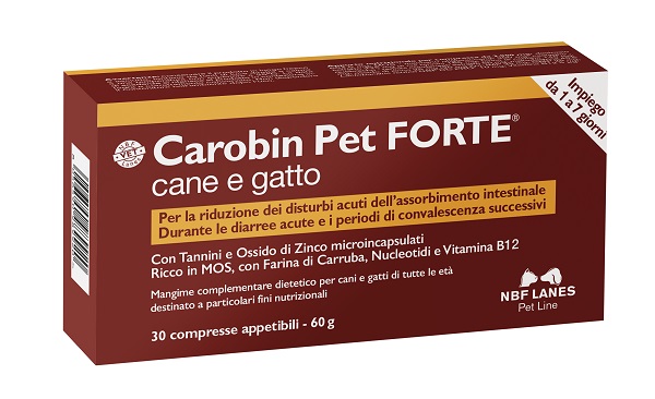 CAROBIN PET FORTE 30 COMPRESSE - Parafarmacia Mostacciano