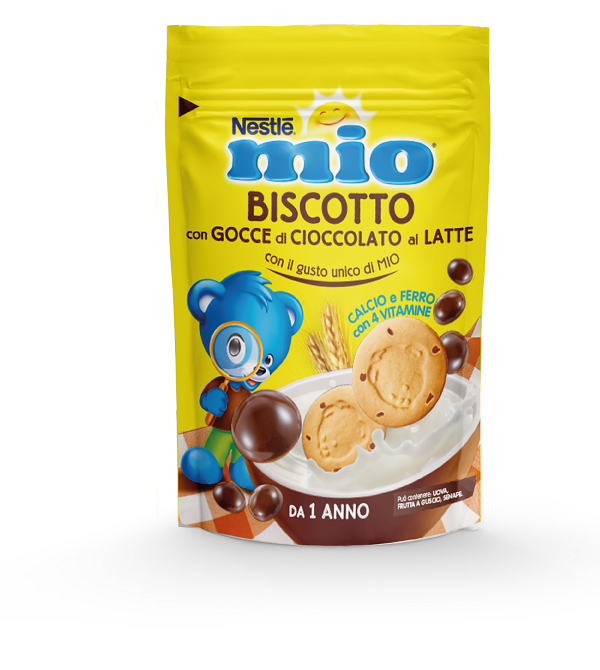 MIO BISCOTTO GOCCE CIOCCOLATO AL LATTE 150 G - Parafarmacia Mostacciano