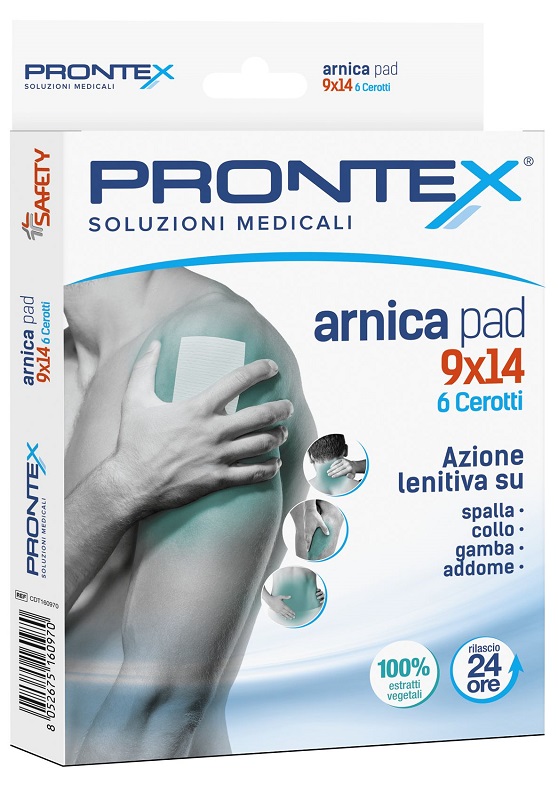 CEROTTO PRONTEX ARNICA PAD 9 X 14 6 PEZZI - Parafarmacia Mostacciano