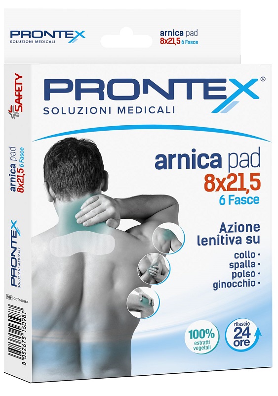 FASCIA PRONTEX ARNICA PAD 8 X 21 ,5 6 PEZZI - Parafarmacia Mostacciano