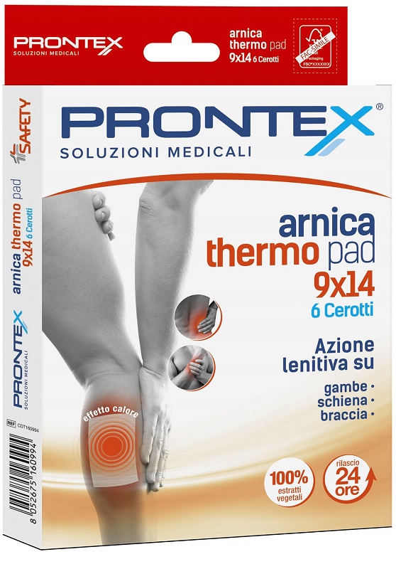 CEROTTO PRONTEX ARNICA THERO PAD 9 X 14 6 PEZZI - Parafarmacia Mostacciano