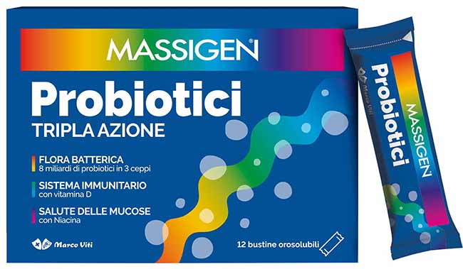 MASSIGEN PROBIOTICI 12 STICKPACK - Parafarmacia Mostacciano
