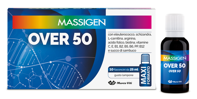 MASSIGEN OVER 50 10 FLACONI DA 25 ML - Parafarmacia Mostacciano