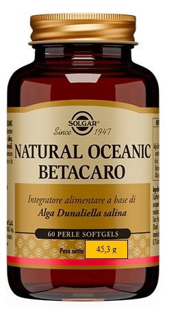 NATURAL OCEANIC BETACARO 60 PERLE - Parafarmacia Mostacciano