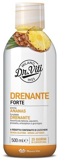 DR VITI DRENANTE FORTE ANANAS 500 ML SENZA ZUCCHERI - Parafarmacia Mostacciano