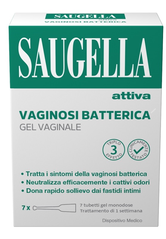 SAUGELLA ATTIVA VAGINOSI BATTERICA GEL VAGINALE 7 TUBETTI MONODOSE - Parafarmacia Mostacciano