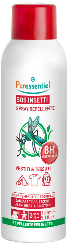 PURESSENTIEL SPRAY TESSUTI INSETTI 150 ML - Parafarmacia Mostacciano