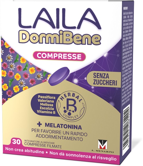 LAILA DORMIBENE 30 COMPRESSE - Parafarmacia Mostacciano