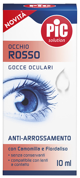 PIC GOCCE OCULARI OCCHIO ROSSO 10 ML - Parafarmacia Mostacciano