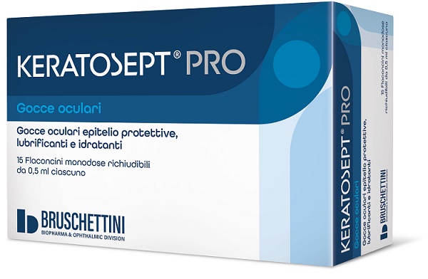 GOCCE OCULARI KERATOSEPT PRO 15 FLACONCINI MONODOSE RICHIUDIBILI DA 0,5 ML - Parafarmacia Mostacciano