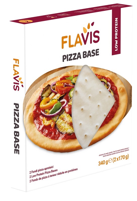 FLAVIS PIZZA BASE 2 FONDI PIZZA APROTEICI DA 170 G - Parafarmacia Mostacciano