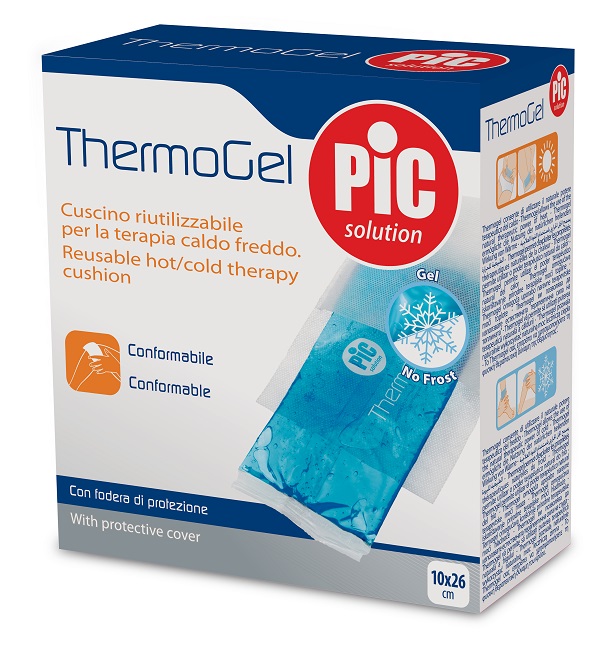 CUSCINO THERMOGEL 10X26 CM TERAPIA CALDO FREDDO CON FODERA ITC - Parafarmacia Mostacciano