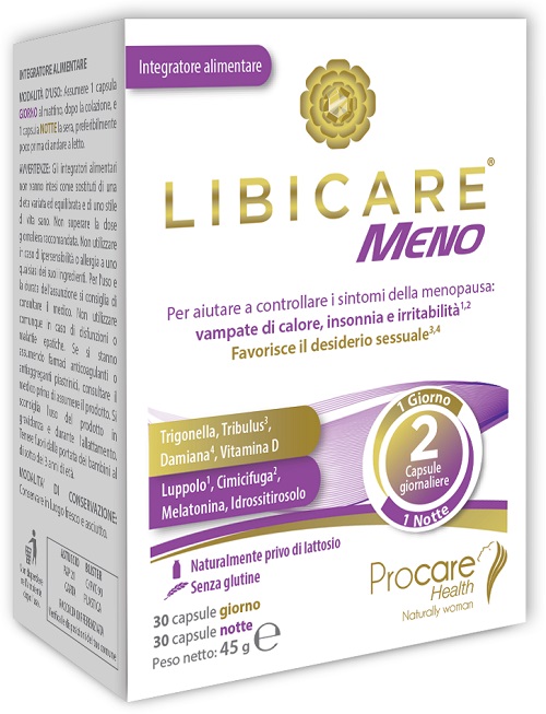 LIBICARE MENO 60 CAPSULE - Parafarmacia Mostacciano