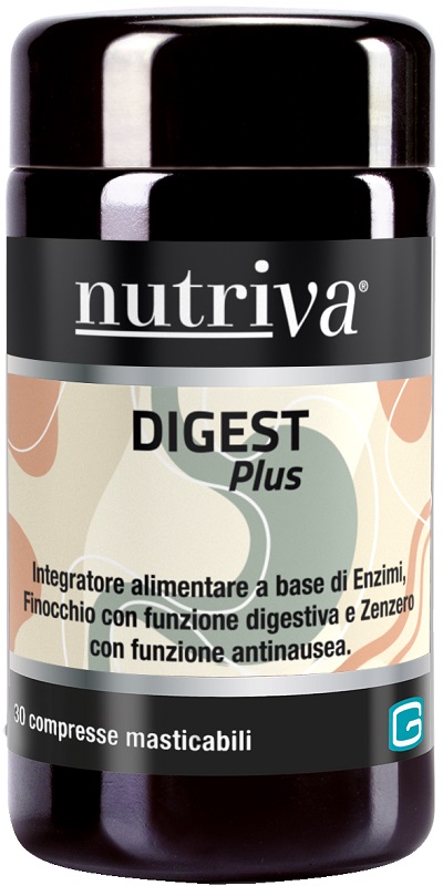 NUTRIVA DIGEST PLUS 30 COMPRESSE MASTICABILI - Parafarmacia Mostacciano