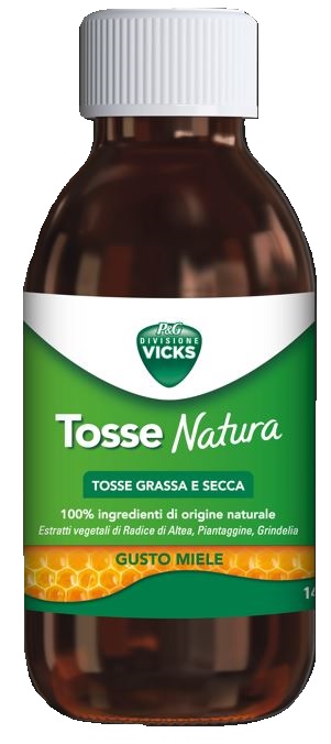 VICKS TOSSE NATURA TOSSE GRASSA E SECCA GUSTO MIELE 140 ML - Parafarmacia Mostacciano