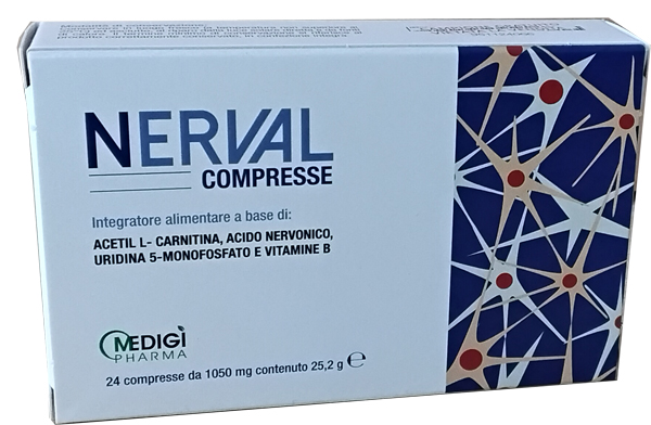 NERVAL 24 COMPRESSE DA 1050 MG - Parafarmacia Mostacciano