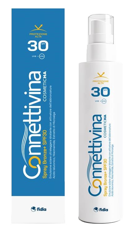 CONNETTIVINA SPRAY BRONZE+ SPF30 180 ML - Parafarmacia Mostacciano