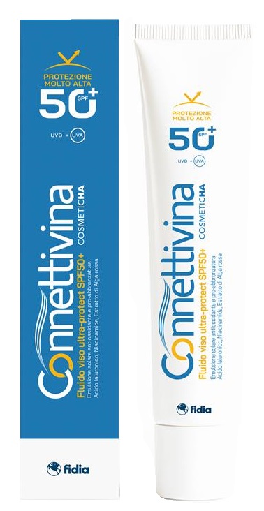 CONNETTIVINA FLUIDO VISO ULTRA PROTECT SPF50+ 50 ML - Parafarmacia Mostacciano