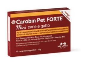 CAROBIN PET FORTE MINI 15 COMPRESSE - Parafarmacia Mostacciano
