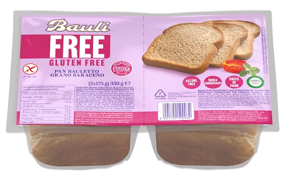 BAULI FREE PAN BAULETTO GRANO SARACENO 350 G - Parafarmacia Mostacciano