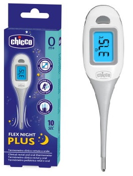 CHICCO TERMOMETRO FLEX NIGHT PLUS - Parafarmacia Mostacciano