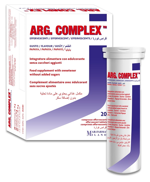ARG COMPLEX 20 COMPRESSE EFFERVESCENTI - Parafarmacia Mostacciano