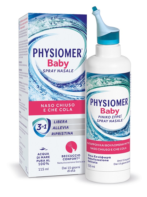 SPRAY NASALE PHYSIOMER BABY 115 ML - Parafarmacia Mostacciano