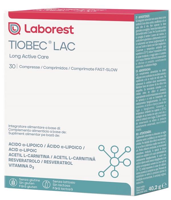 TIOBEC LAC 30 COMPRESSE - Parafarmacia Mostacciano