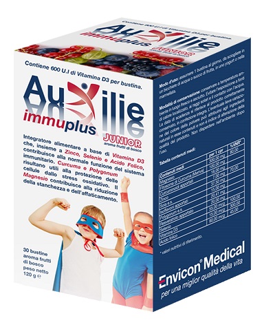 AUXILIE IMMUPLUS JUNIOR SOLUBILE 30 BUSTINE - Parafarmacia Mostacciano