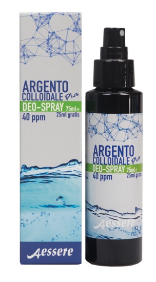 ARGENTO COLLOIDALE PLUS DEODORANTE SPRAY 75 ML + 25 ML - Parafarmacia Mostacciano