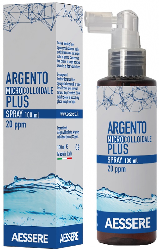 ARGENTO COLLOIDALE PLUS SPRAY 100 ML - Parafarmacia Mostacciano