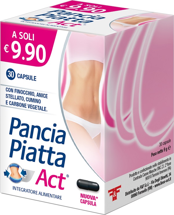 PANCIA PIATTA ACT 30 CAPSULE - Parafarmacia Mostacciano
