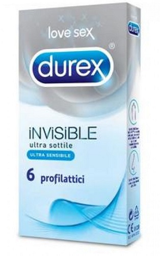 DUREX INVISIBLE PROFILATTICO 6 PEZZI - Parafarmacia Mostacciano