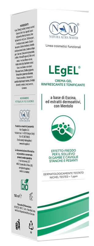 LEGEL CREMA-GEL RIFRESCANTE E TONIFICANTE PER GAMBE 150 ML - Parafarmacia Mostacciano