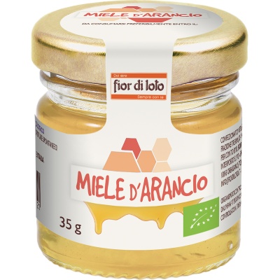 FIOR DI LOTO MINI MIELE DI ARANCIO BIO 35 G - Parafarmacia Mostacciano