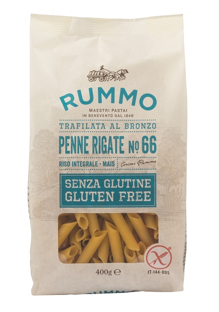 RUMMO PENNE RIGATE N66 DI RISO INTEGRALE E MAIS 400 G - Parafarmacia Mostacciano