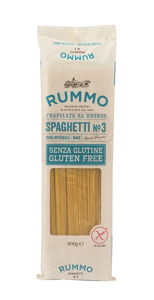 RUMMO SPAGHETTI N3 DI RISO INTEGRALE E MAIS 400 G - Parafarmacia Mostacciano