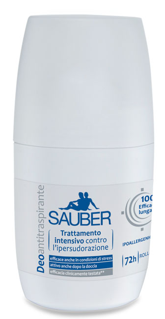 SAUBER ANTITRASPARANTE 72 ORE ROLL-ON - Parafarmacia Mostacciano