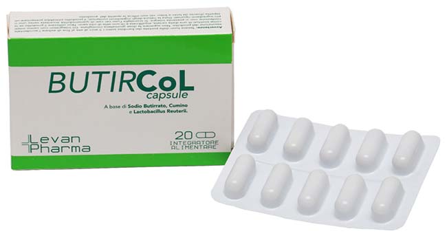 BUTIRCOL 20 CAPSULE - Parafarmacia Mostacciano