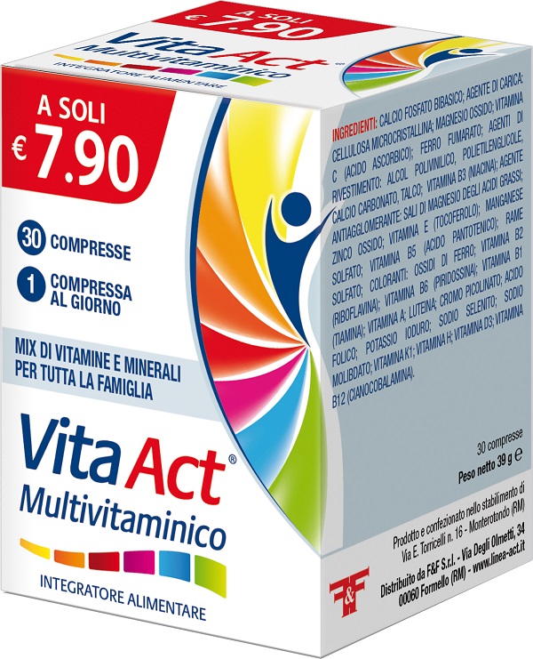 MULTIVITAMINICO ACT 30 COMPRESSE - Parafarmacia Mostacciano