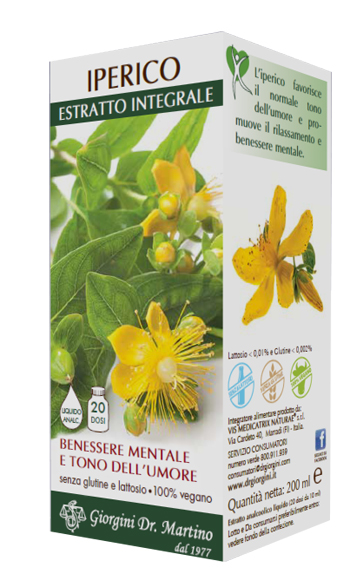 IPERICO ESTRATTO INTEGRALE 200 ML - Parafarmacia Mostacciano