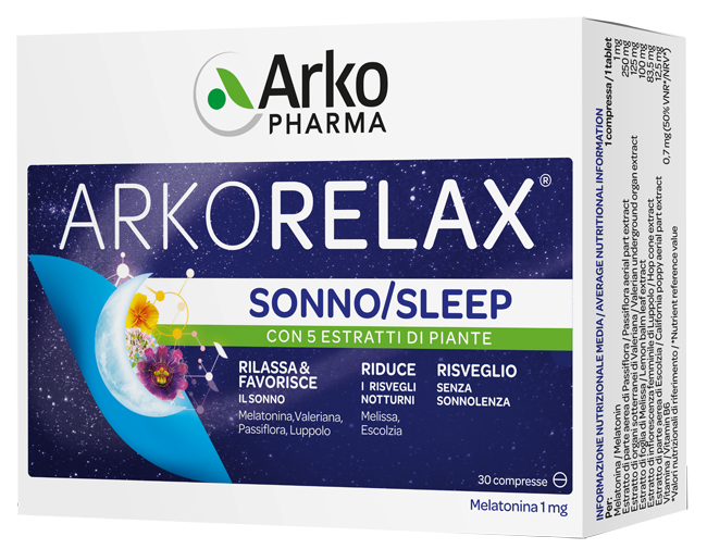 ARKORELAX SONNO 30 COMPRESSE - Parafarmacia Mostacciano