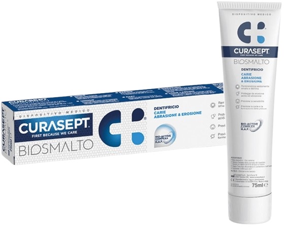 CURASEPT BIOSMALTO CARIE DENTIFRICIO 75 ML - Parafarmacia Mostacciano
