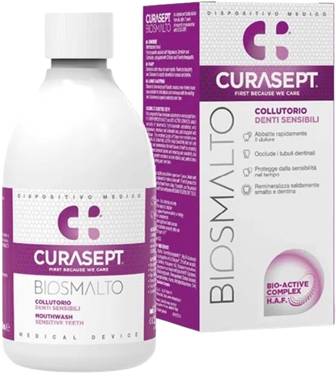 CURASEPT BIOSMALTO COLLUTORIO DENTI SENSIBILI 300 ML - Parafarmacia Mostacciano