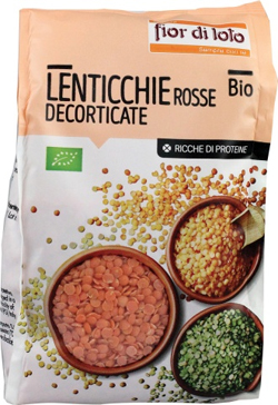 LENTICCHIE PICCOLE ROSSE DECORTICATE BIO 400 G - Parafarmacia Mostacciano